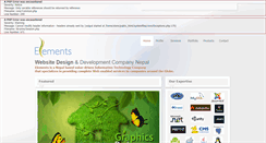 Desktop Screenshot of elements.com.np