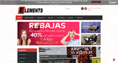 Desktop Screenshot of elements.es